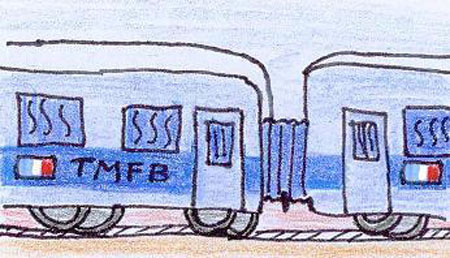Train Militaire Français de Berlin, der französische Militärzug zur Zeit der DDR